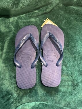 Havaianas Blue-Purple Classic Flip Flops